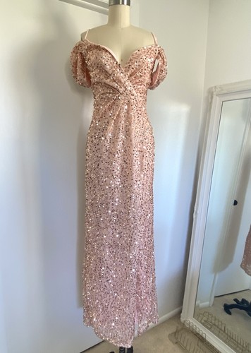 Nwot faeriesty sequin gown - nwot,